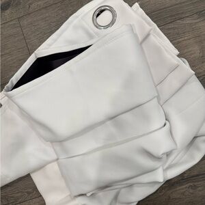 White Grommet Curtain Panel